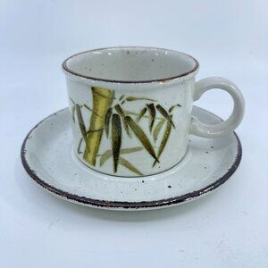 vintage stonehenge midwinter rangoon cup and saucer 1980's